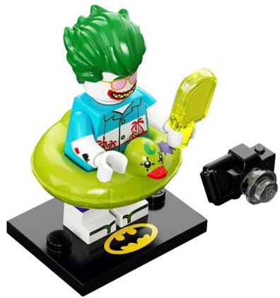 LEGO Minifigure-Vacation The Joker-Collectible Minifigures / The LEGO Batman Movie-COLTLBM2-7-Creative Brick Builders